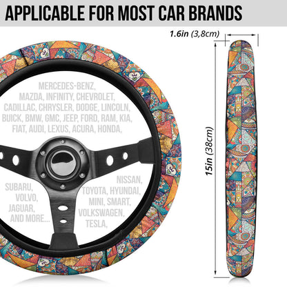 Colorful Fashion Premium Car Steering Wheel Cover