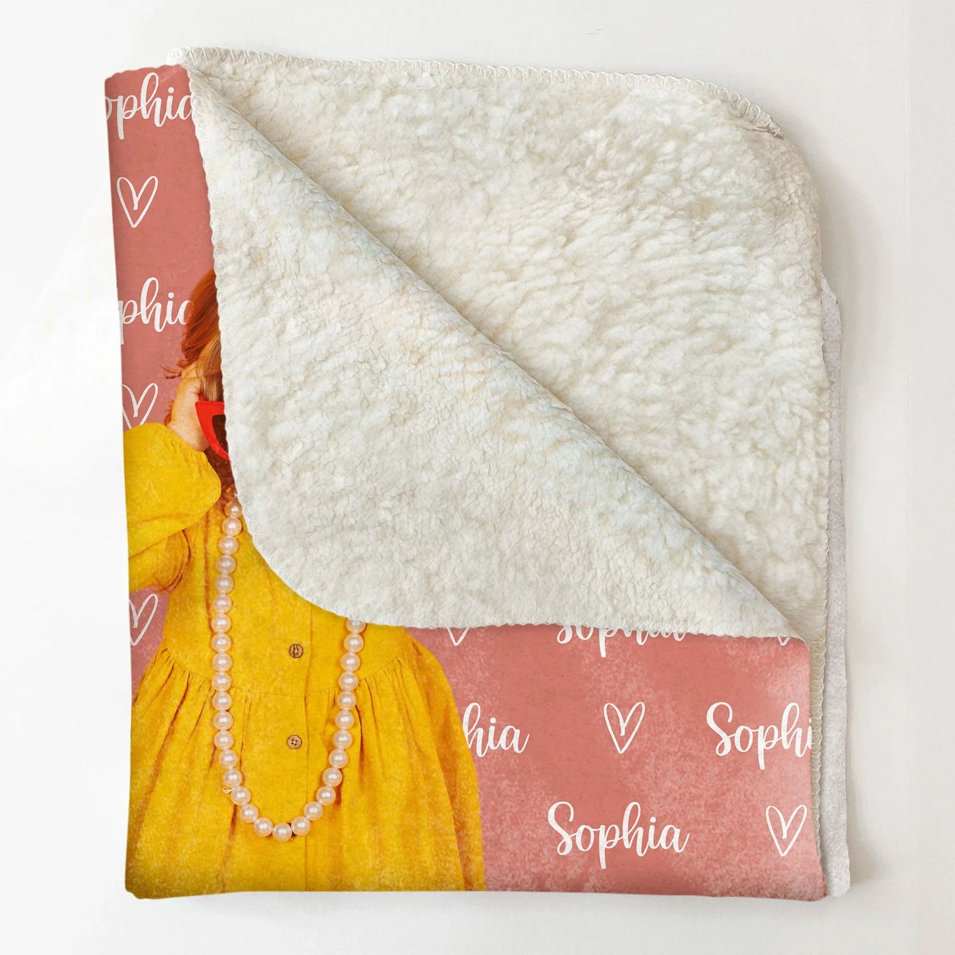 Personalized Name And Photo Blanket For Kids - Personalized Photo Blanket