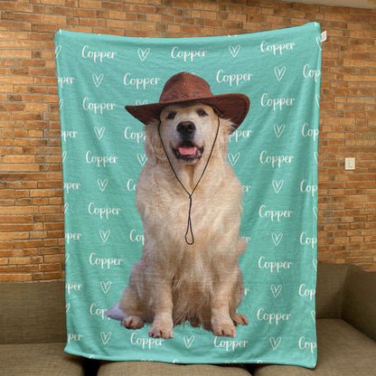 Personalized Name And Photo - Personalized Photo Blanket
