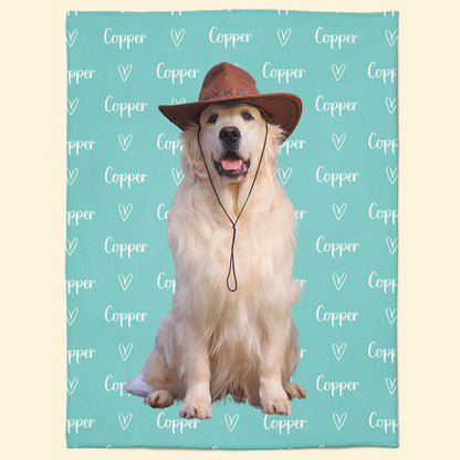 Personalized Name And Photo - Personalized Photo Blanket