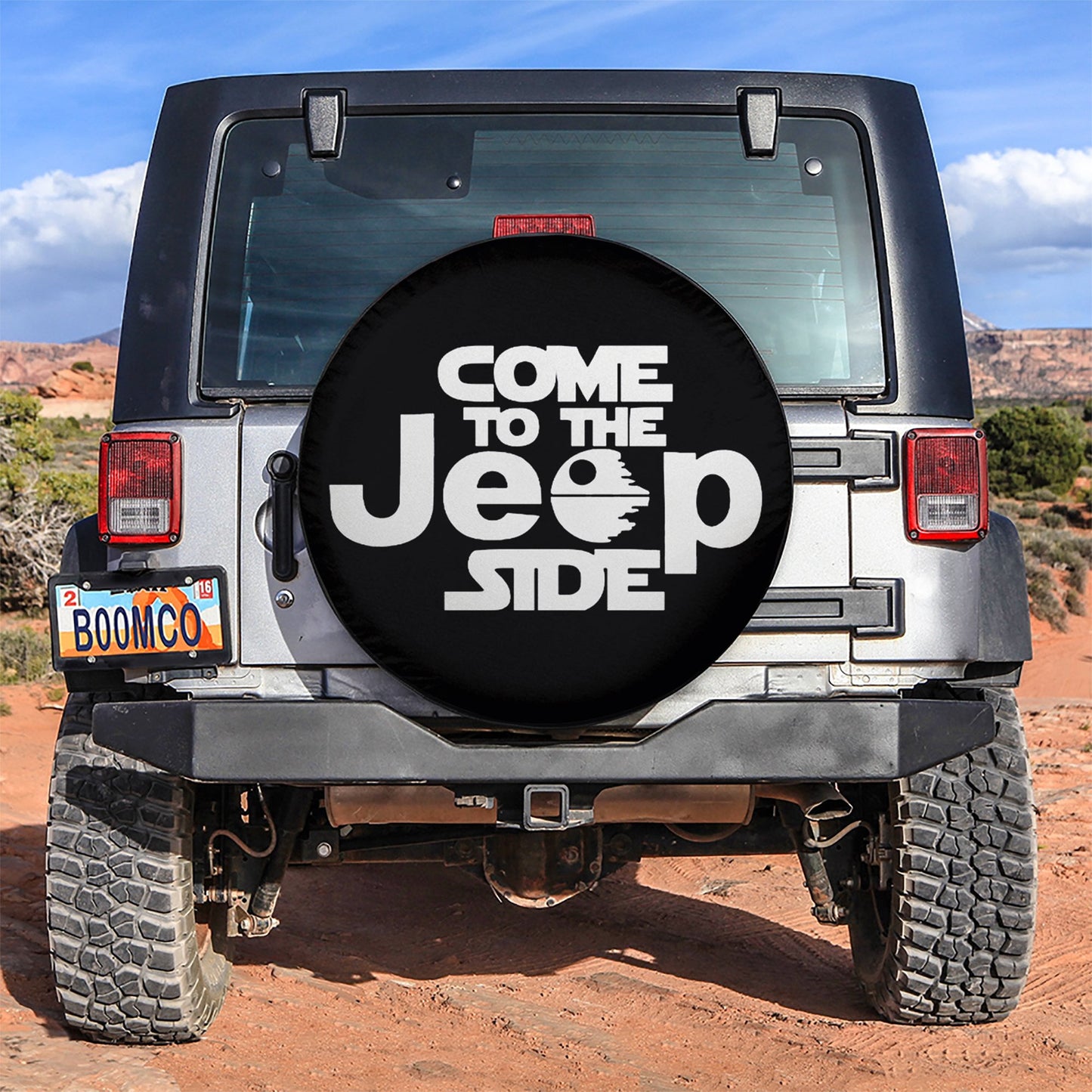 Come To The Jeep Side Car Spare Tire Cover