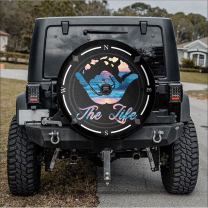 Compass The Life Camping Truck Car Spare Tire Cover