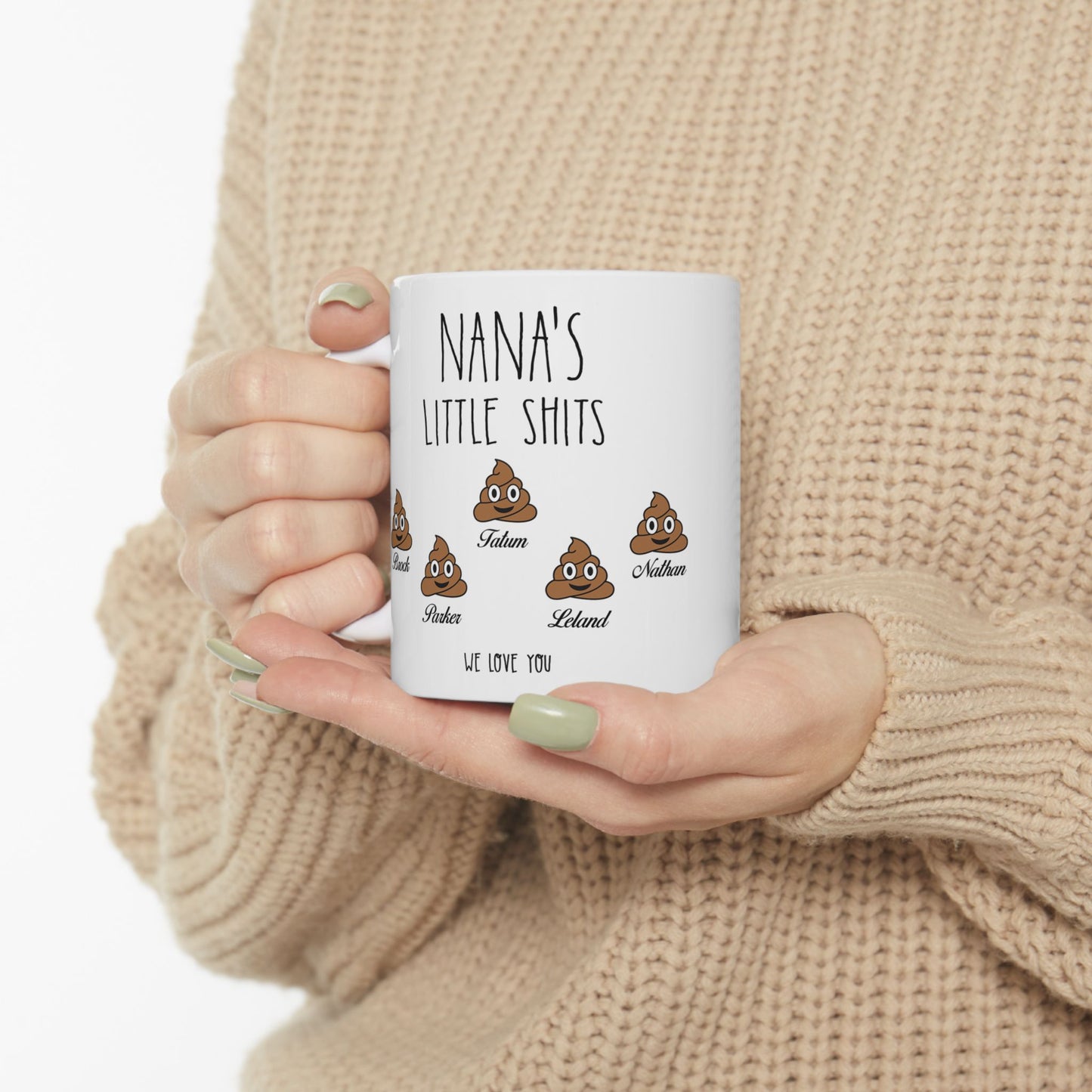 Funny Gift For Nana - Personalized Nana Coffee Mug - PersonalizedFury
