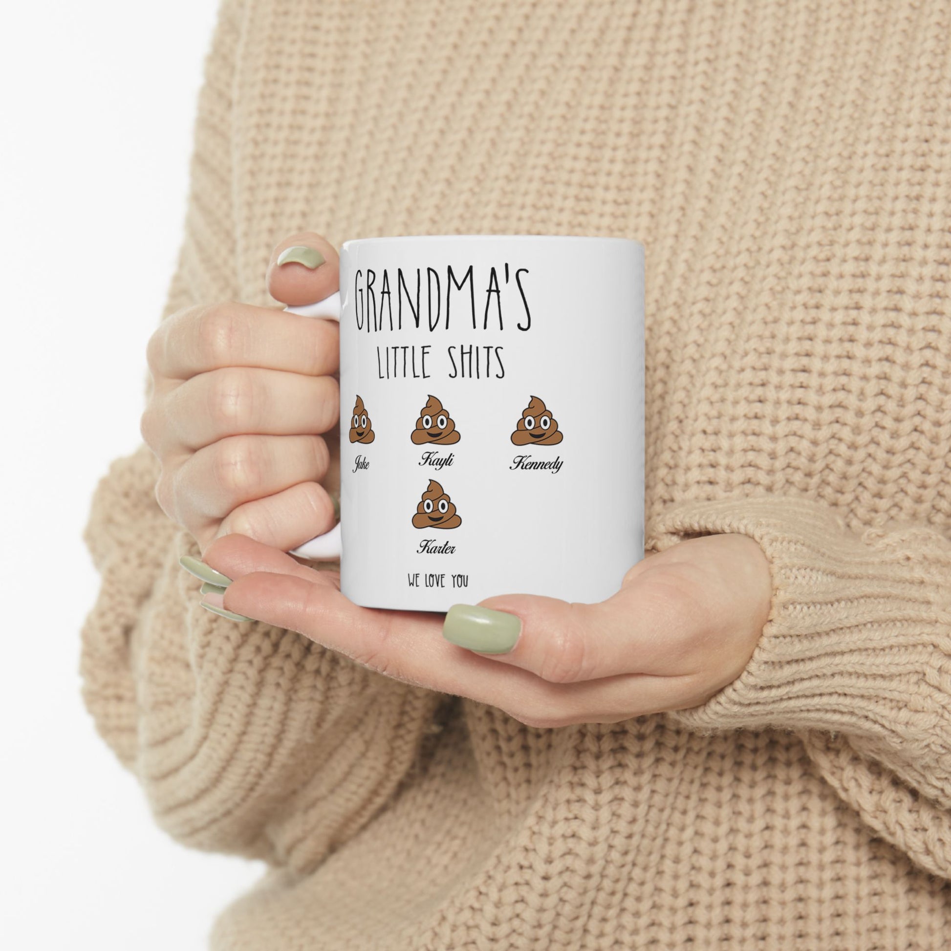 Funny Grandma Coffee Mug – Personalized Gift for Grandma - PersonalizedFury