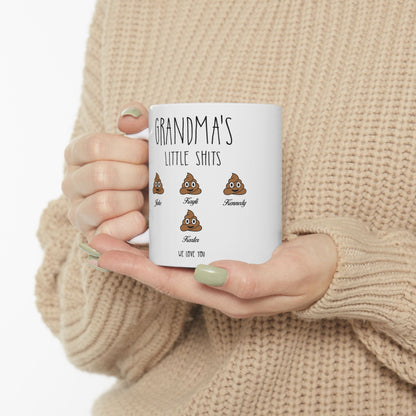 Funny Grandma Coffee Mug – Personalized Gift for Grandma - PersonalizedFury