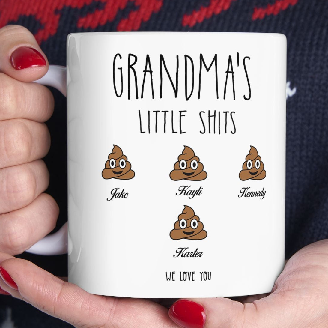 Funny Grandma Coffee Mug – Personalized Gift for Grandma - PersonalizedFury