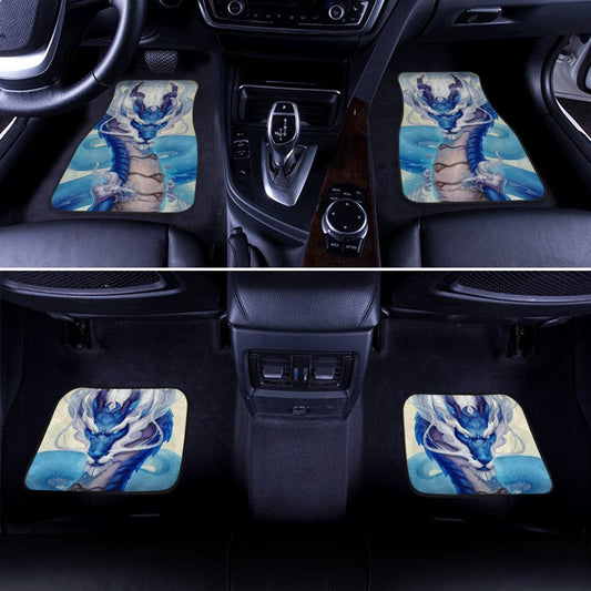 Cool Dragon Car Floor Mats Custom Legendary Creature Car Accessories Gift Idea