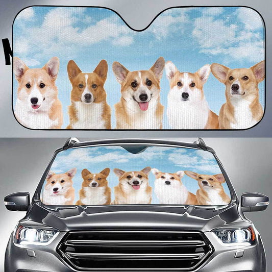 Corgi Funny Team Auto Sun Shade Gift Ideas 2023