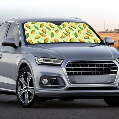 Corncob Pattern Print Car Windshield Sun Shade
