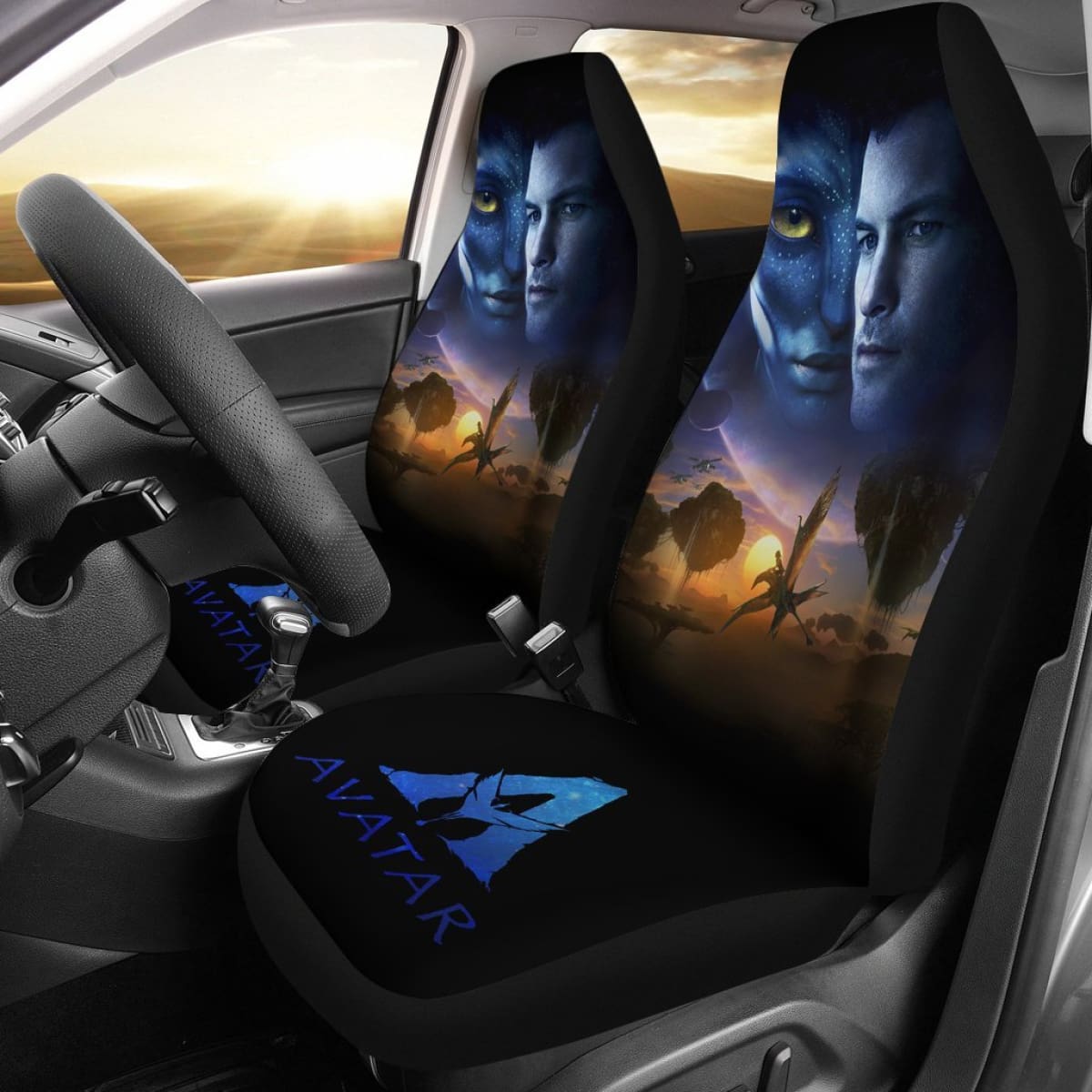 Corporal Jake Sully Car Seat Covers Avatar Movie H200303 Universal Fit 225311