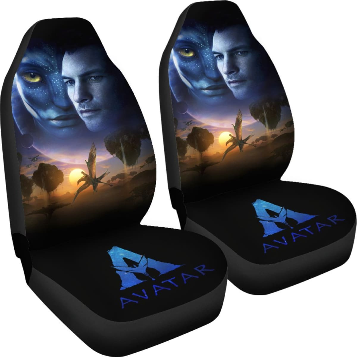 Corporal Jake Sully Car Seat Covers Avatar Movie H200303 Universal Fit 225311