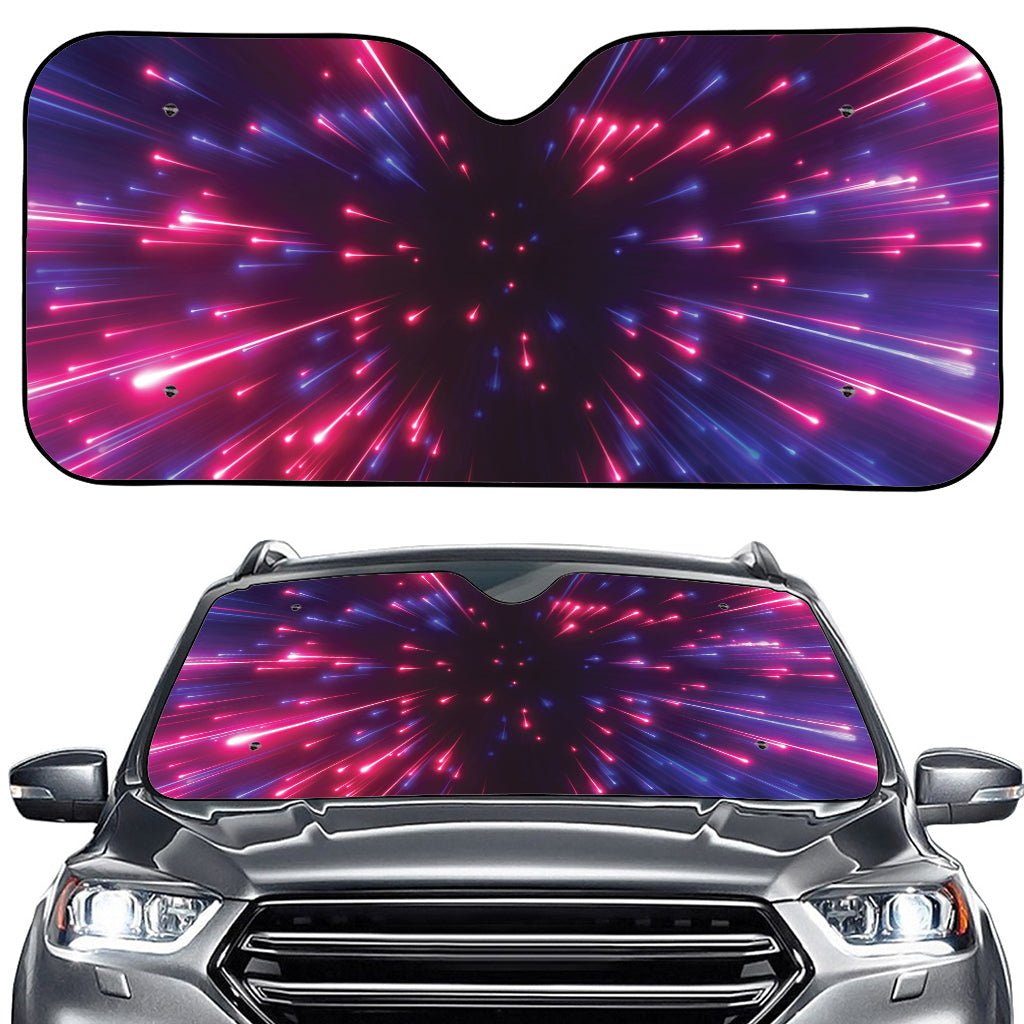 Cosmic Hyperspace Print Car Windshield Sun Shade
