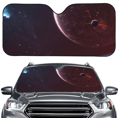 Cosmic Space Print Car Windshield Sun Shade