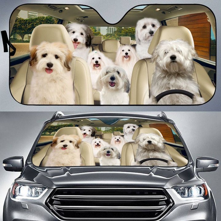 Coton De Tulear Car All Over Printed 3D Sun Shade