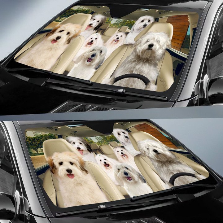 Coton De Tulear Car All Over Printed 3D Sun Shade