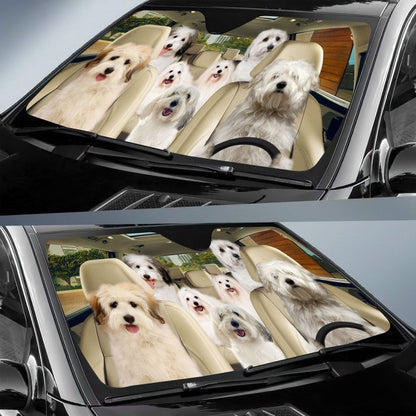 Coton De Tulear Car All Over Printed 3D Sun Shade