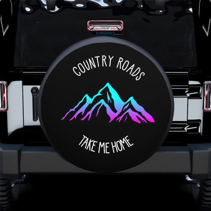 Country Roads Take Me Home Spare Tire Cover