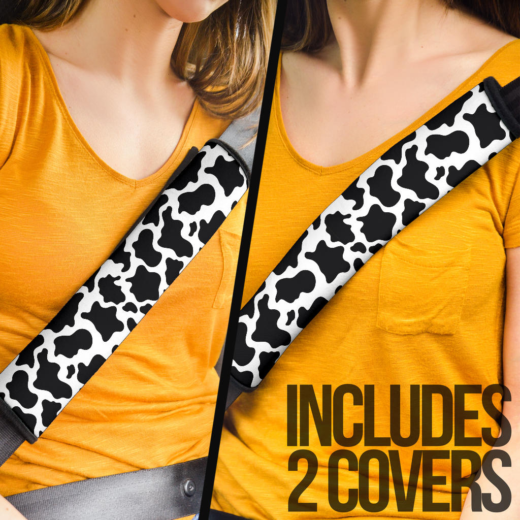 Cow Skin Premium Custom Car Seat Belt Covers