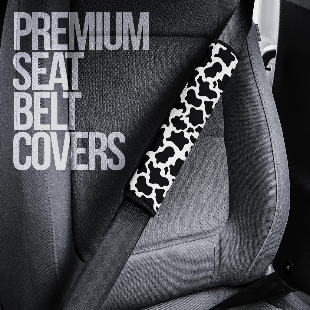 Cow Skin Premium Custom Car Seat Belt Covers