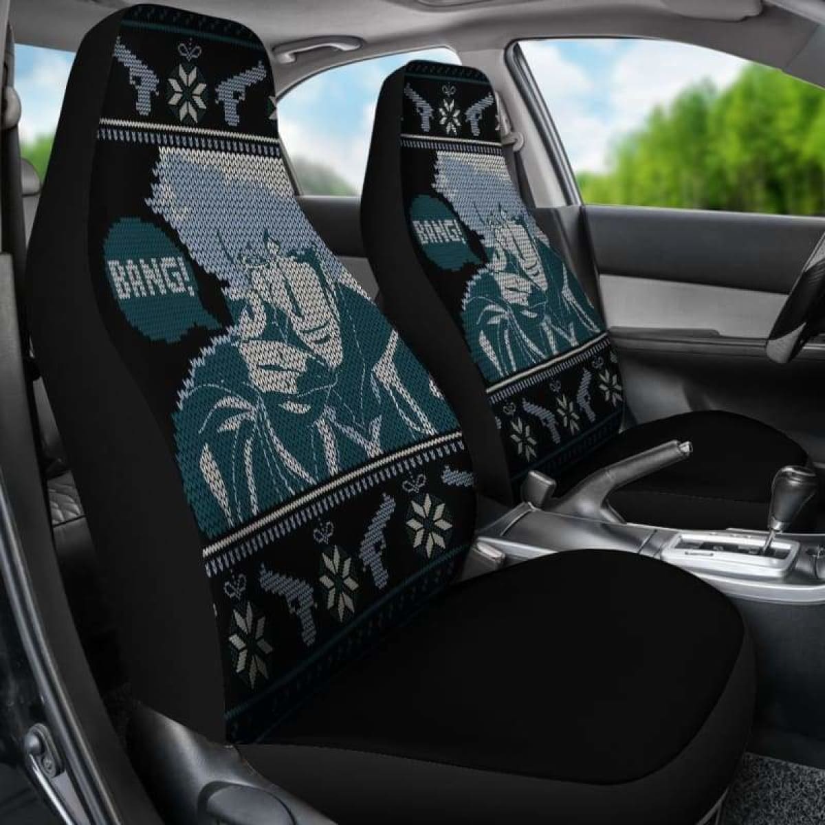 Cowboy Bebop Christmas Car Seat Covers Universal Fit 051312