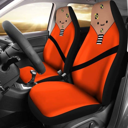 Crash Test Dummies Cartoon Car Seat Covers Universal Fit 051012
