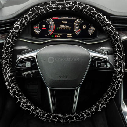Crocodile Skin Steering Wheel Cover Custom Animal Car Interior Accessories