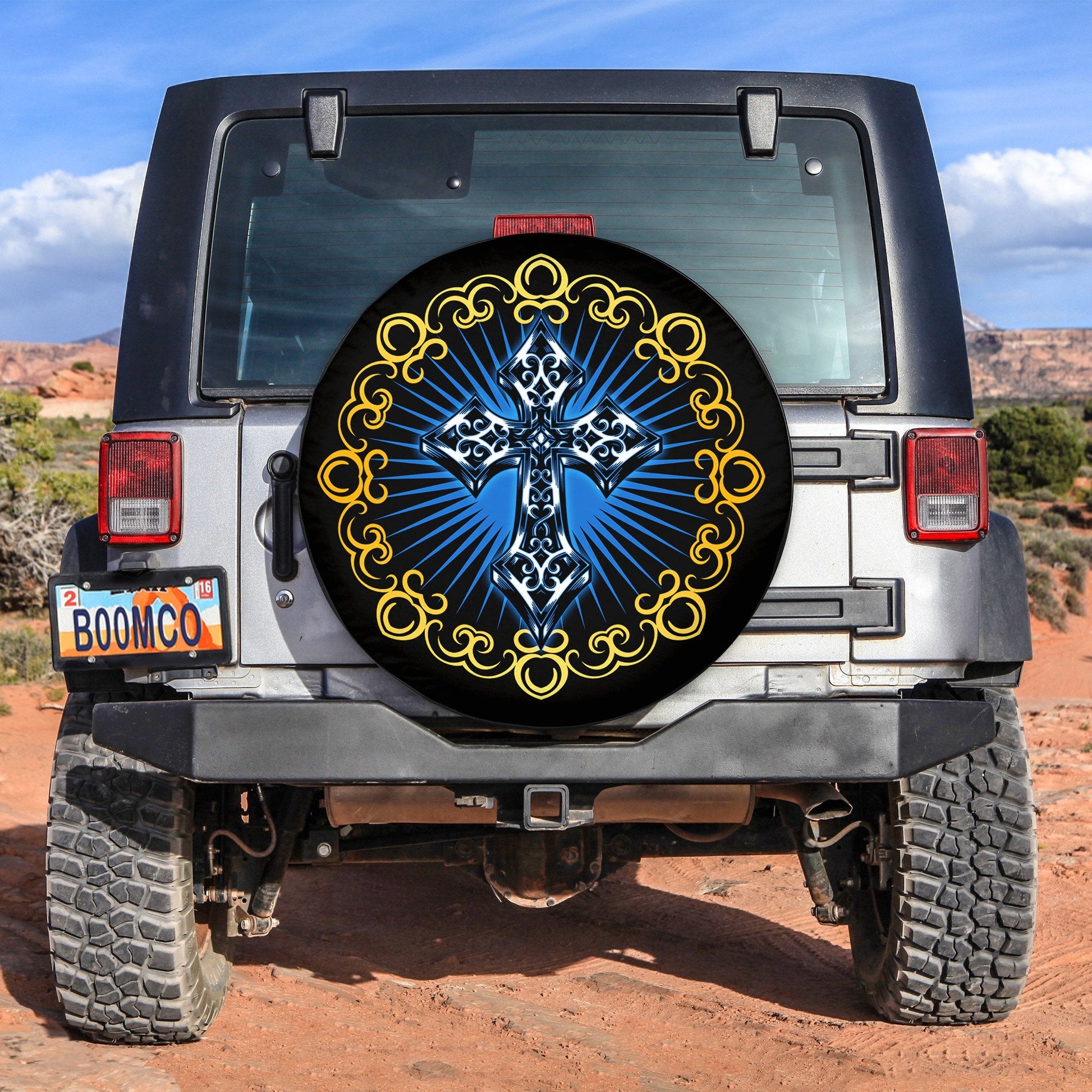 Cross Spare Tire Cover