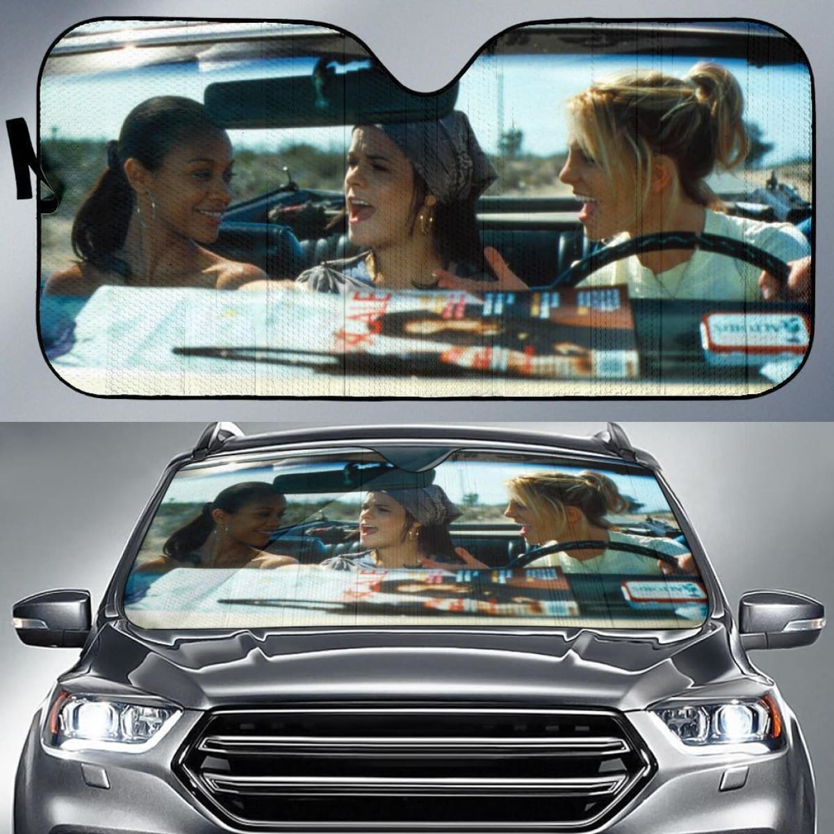 Crossroad 2002 Auto Sun Shade For Britney Fan Universal Fit 174503