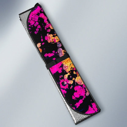 Crumple Tie Dye Car Sunshade Custom Hippie Car Accessories
