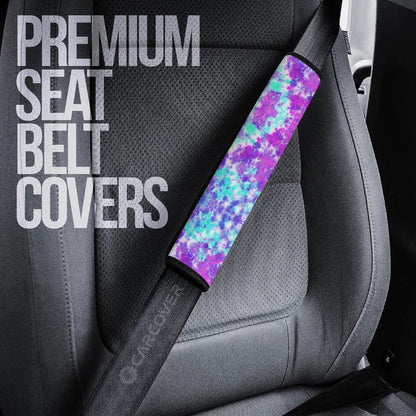 Crumple Tie Dye Seat Belt Covers Custom Hippie Car Accessories Gifts