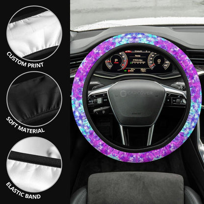 Crumple Tie Dye Steering Wheel Covers Custom Hippie Tie Dye Hippie Car Accessories