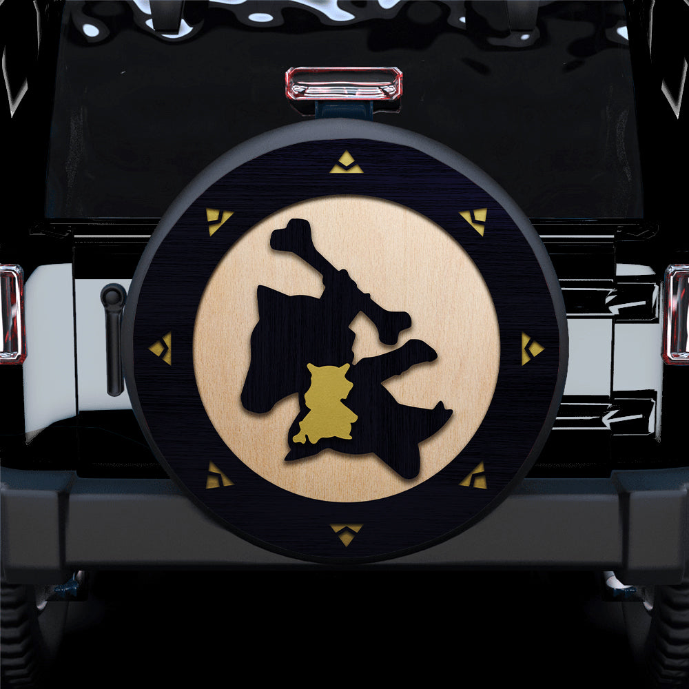 Cubone Evolution Wood Car Spare Tire Cover