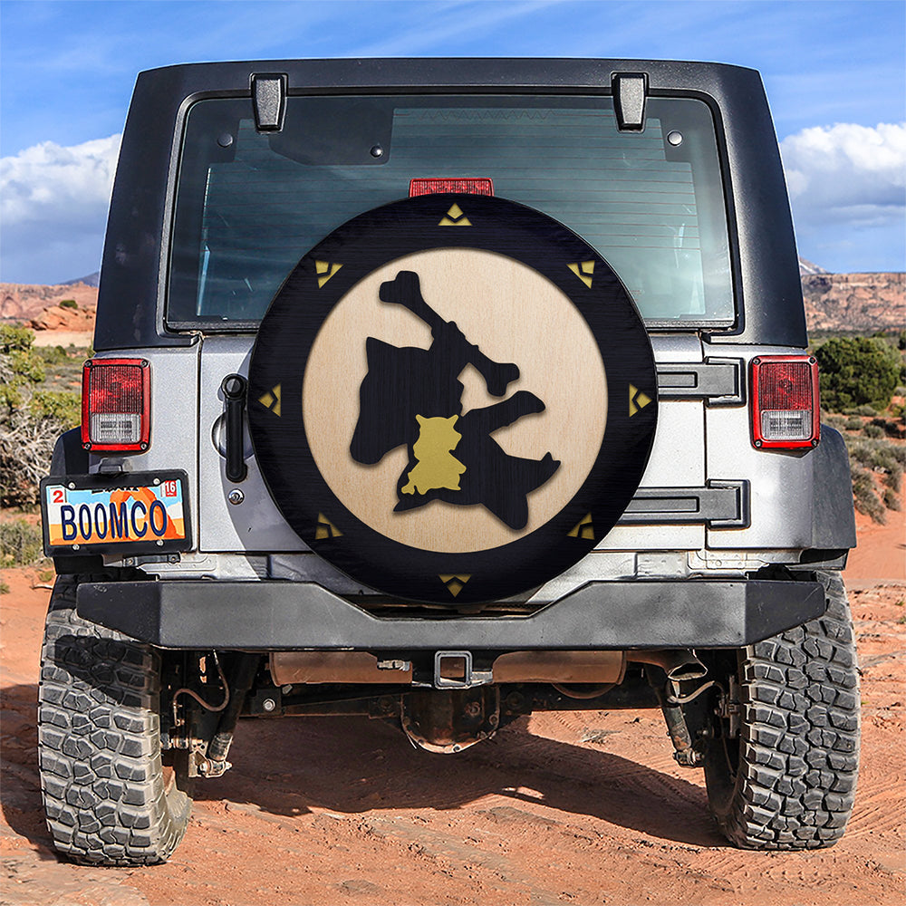 Cubone Evolution Wood Car Spare Tire Cover