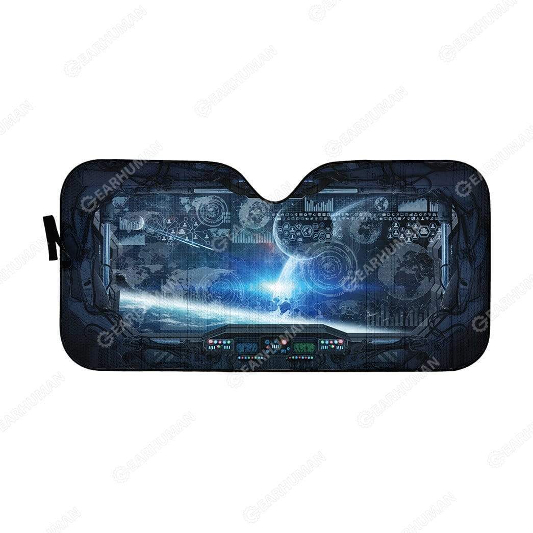 Gearhumans Custom Car Auto Sunshade Astronaut