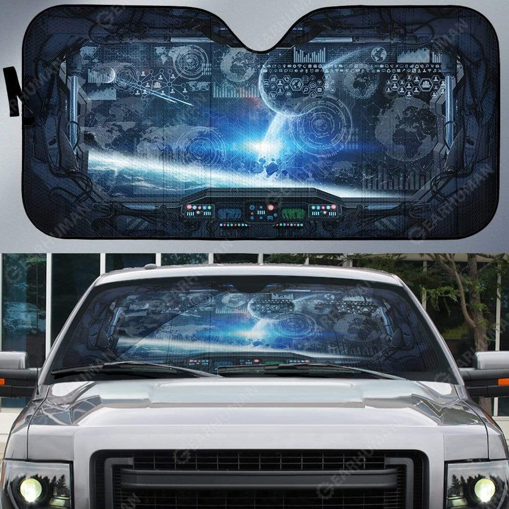Gearhumans Custom Car Auto Sunshade Astronaut