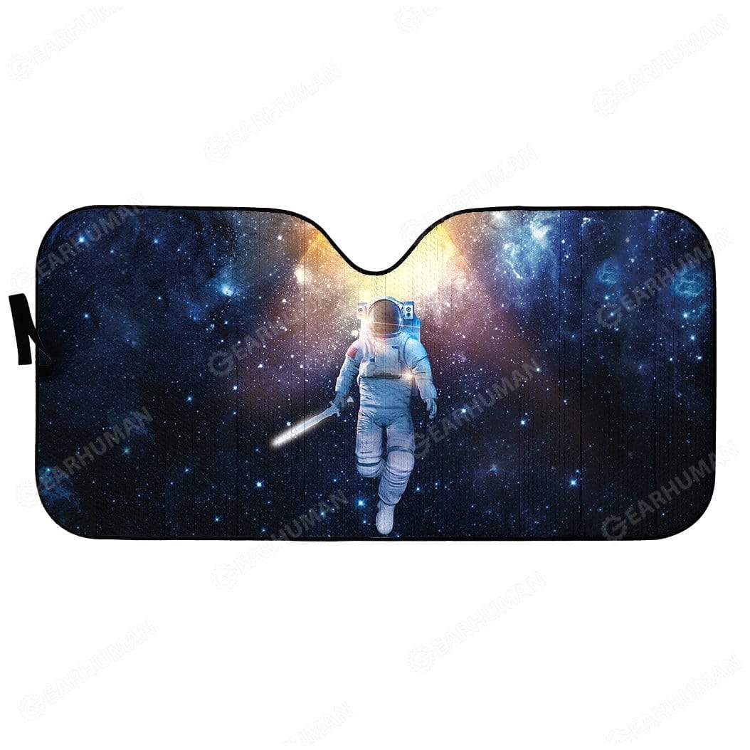 Gearhumans Custom Car Auto Sunshade Astronaut