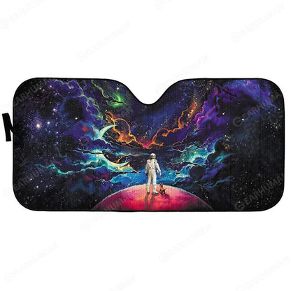 Gearhumans Custom Car Auto Sunshade Astronaut