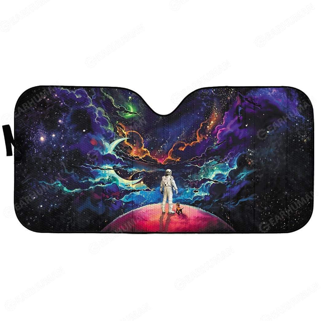 Gearhumans Custom Car Auto Sunshade Astronaut