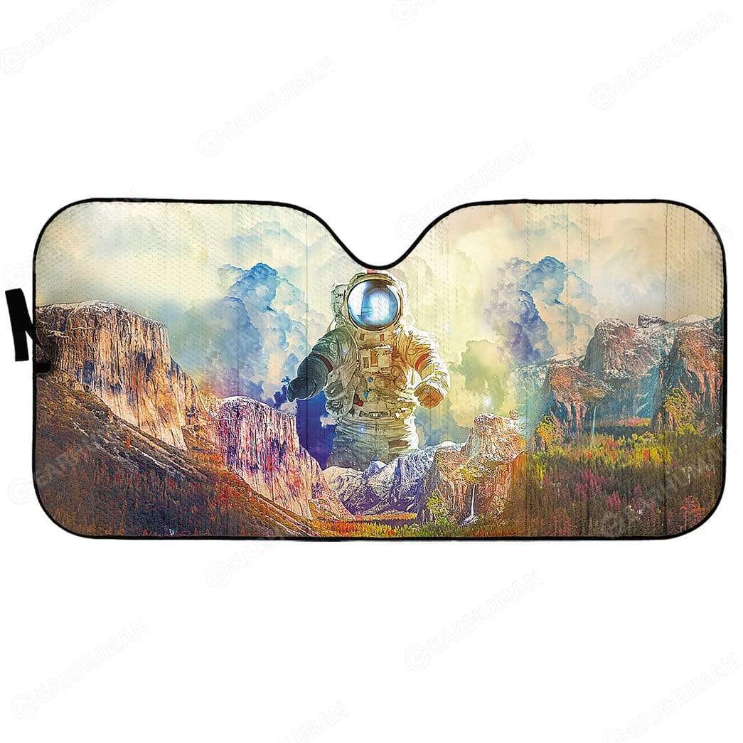 Gearhumans Custom Car Auto Sunshade Astronaut