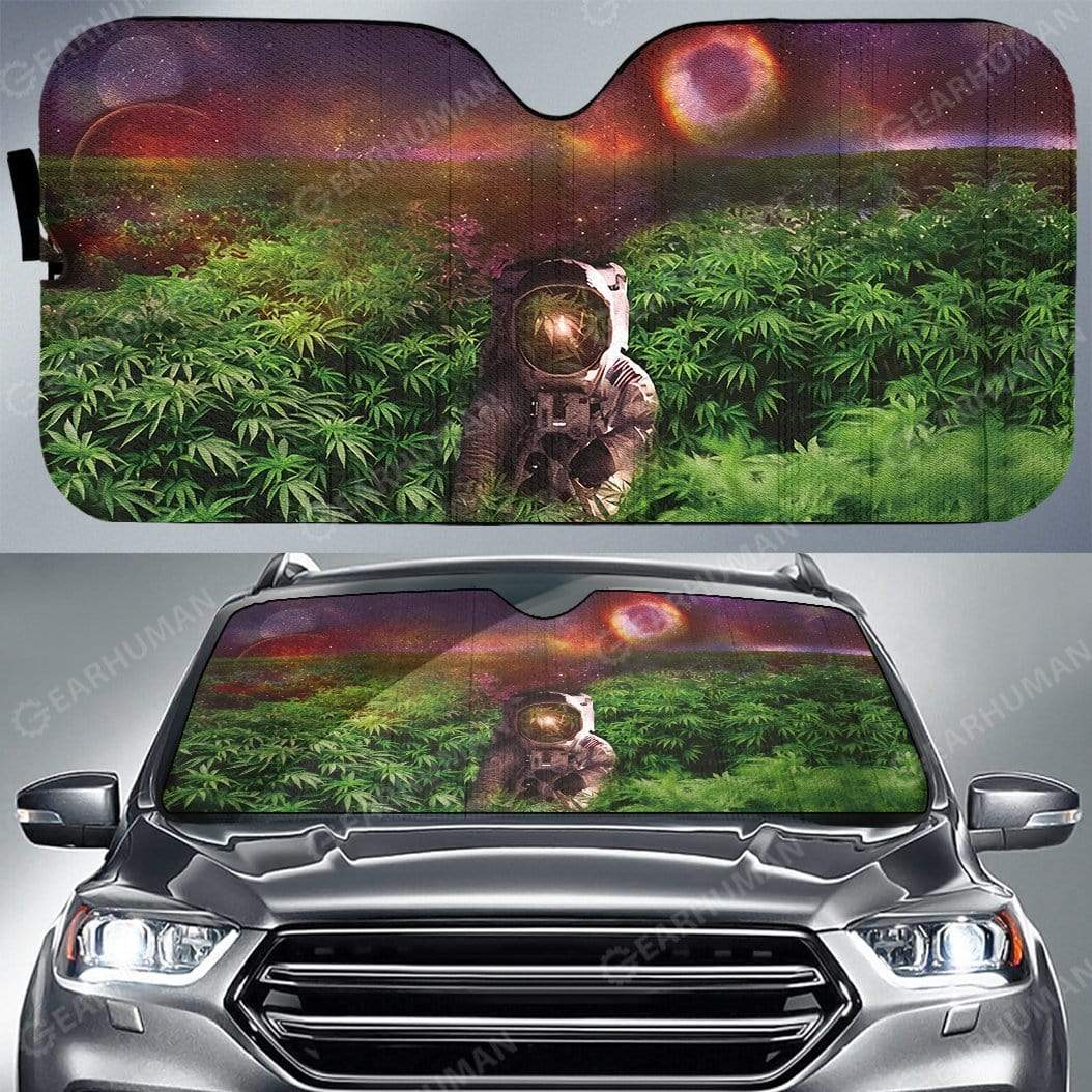 Gearhumans Custom Car Auto Sunshade Astronaut