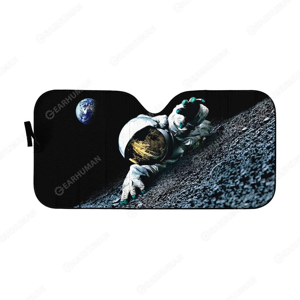 Gearhumans Custom Car Auto Sunshade Astronaut
