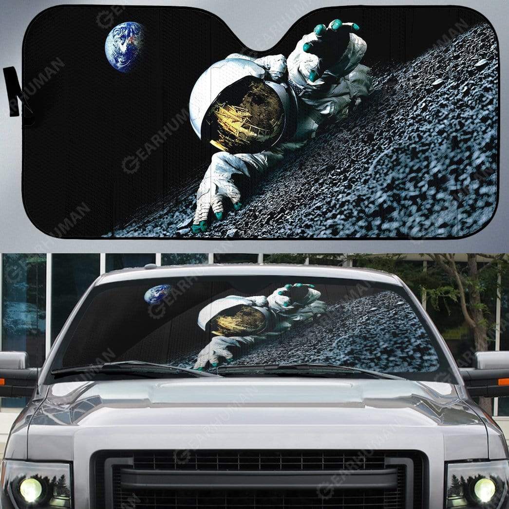 Gearhumans Custom Car Auto Sunshade Astronaut