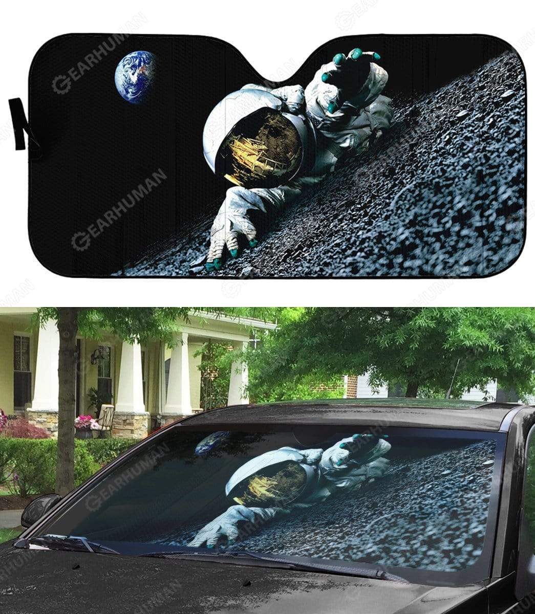 Gearhumans Custom Car Auto Sunshade Astronaut