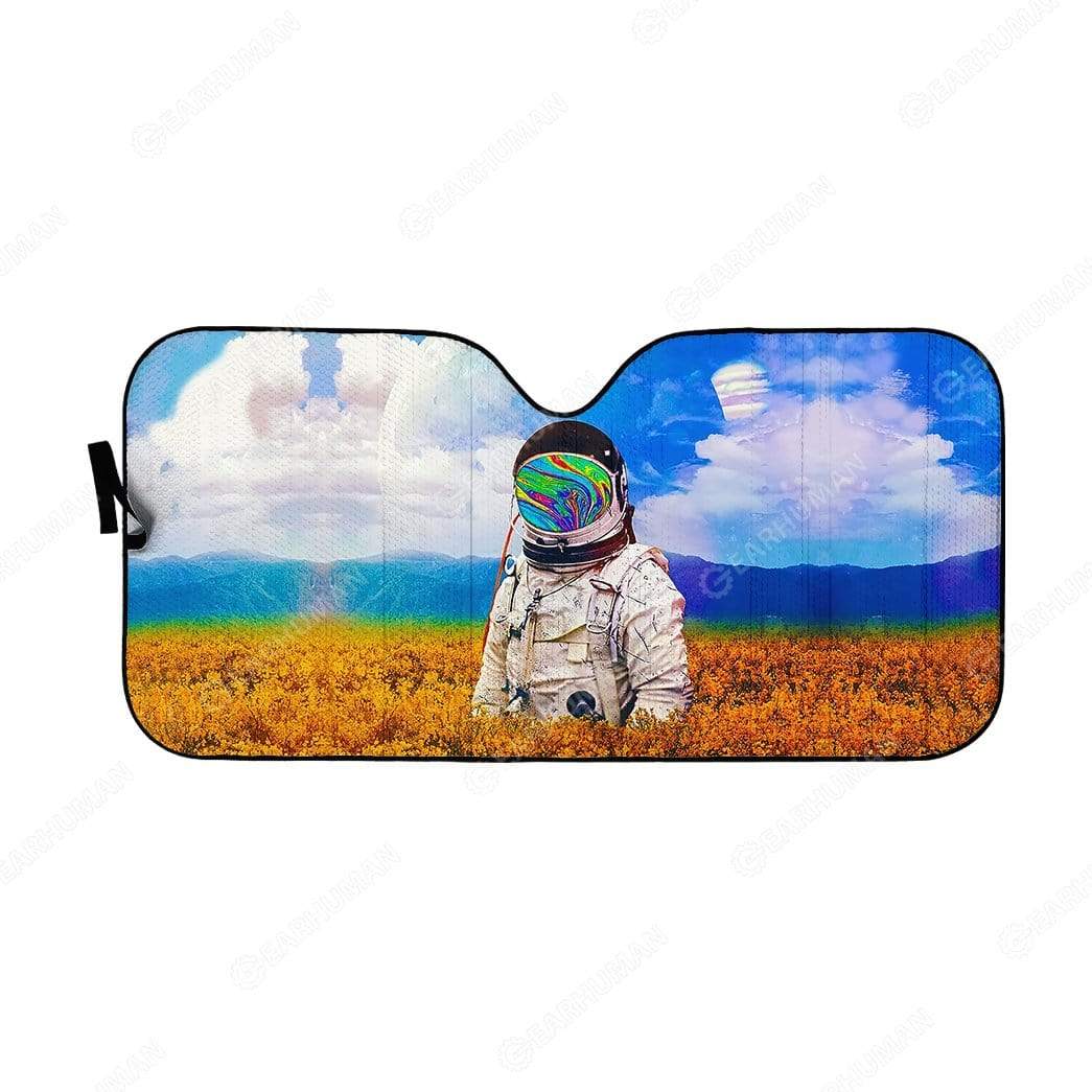 Gearhumans Custom Car Auto Sunshade Astronaut