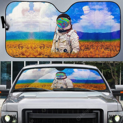 Gearhumans Custom Car Auto Sunshade Astronaut