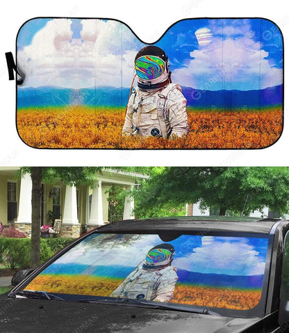 Gearhumans Custom Car Auto Sunshade Astronaut