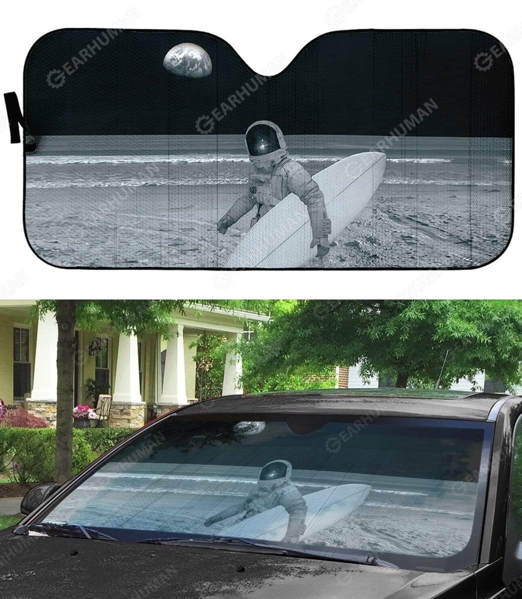 Gearhumans Custom Car Auto Sunshade Astronaut