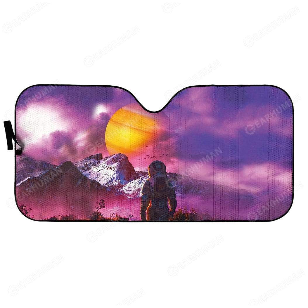 Gearhumans Custom Car Auto Sunshade Astronaut
