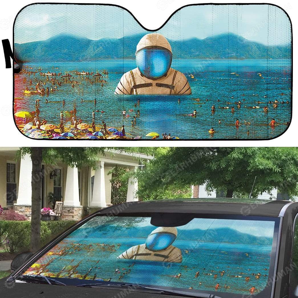 Gearhumans Custom Car Auto Sunshade Astronaut