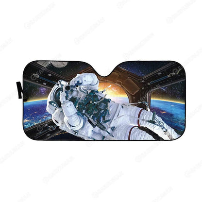 Gearhumans Custom Car Auto Sunshade Astronaut